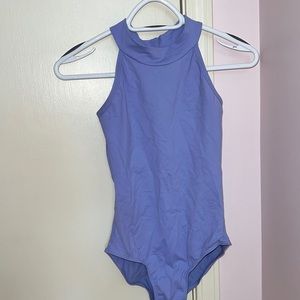 purple lace leotard